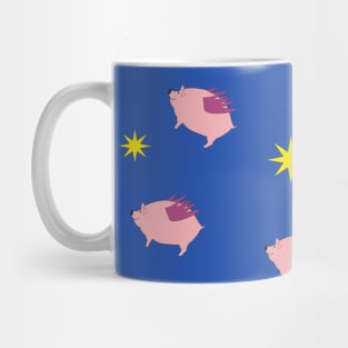 Flying piggies in the night Mug